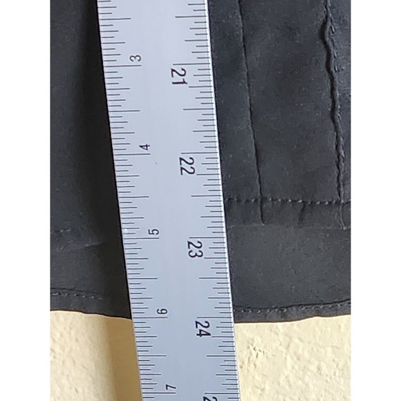 Japna Top Small Womens Black Chiffon Sheer See‎ Through Crochet V Neck Blouse - Picture 5 of 8